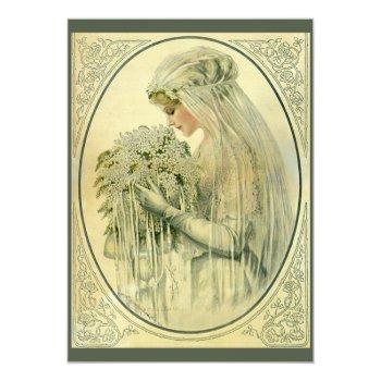 Vintage Wedding, Victorian Bride Front View