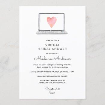 virtual bridal shower invitation