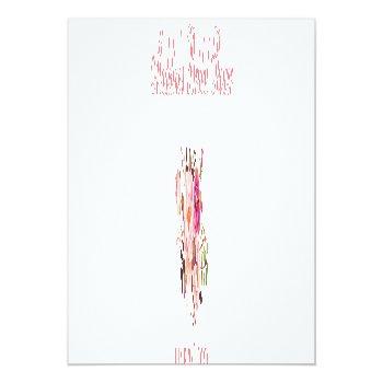 Watercolor Floral Pink Blush  Belly Band Front View