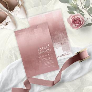 watercolor reflection bridal shower cinnamon id774 invitation