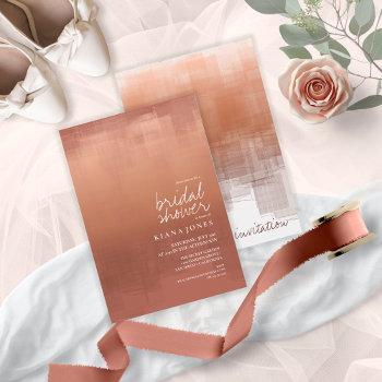 watercolor reflection bridal shower clay id774 invitation