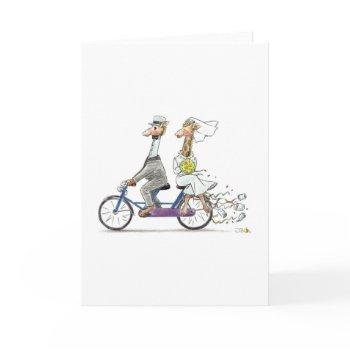 wedding giraffes card