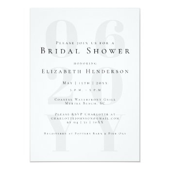 White Minimalist Bold Type Front View