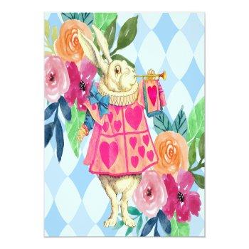 White Rabbit Story Tale Unmerry Birthday Party Classic Round Sticker Front View