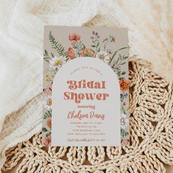 wildflower bridal shower invitation | bridal