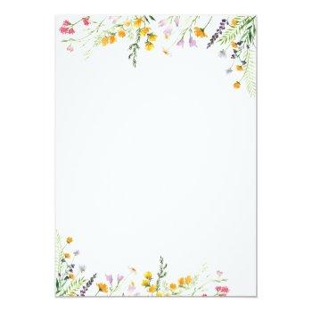 Wilflowers Bride Or Groom Game Fully Editable Card Front View