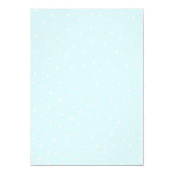 Winter Baby Shower Invite, Winter Animals Artic Invitation Front View