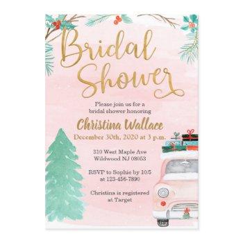 winter bridal shower invitations