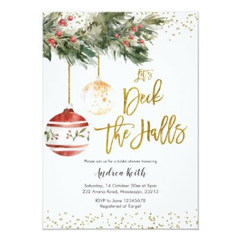 Winter Deck The Halls Front View