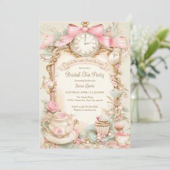 wonderland bridal shower invitation, alice invite